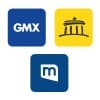 GMX, WEB.DE & mail.com logo