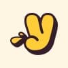 yummy. real food, but instant. logo